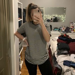 Black & white stripped t shirt